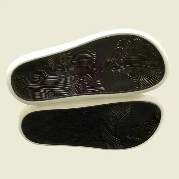 Melissa Free Womens 10 Waterproof Slide Sandals White Flatfoam Twist Vegan - Picture 9 of 10